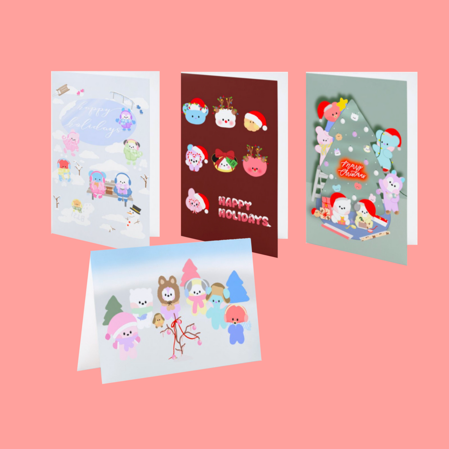 Seoul Sunny Designs Greeting Cards Holiday