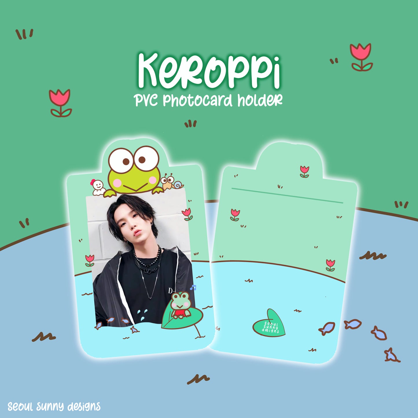 Seoul Sunny Designs PVC Keroppi Photocard Holder