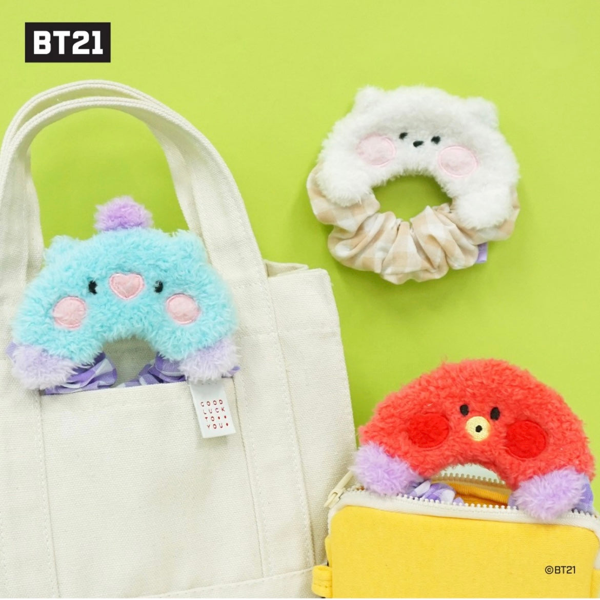BT21 Minini Hair Scrunchie Japan Exclusive