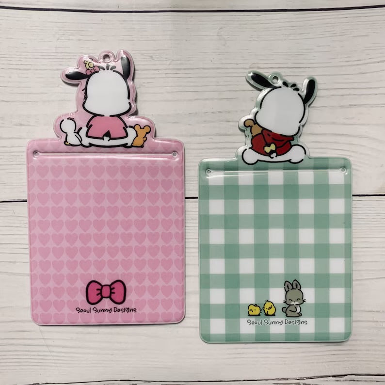 Seoul Sunny Designs Pochacco PVC Photocard Holders