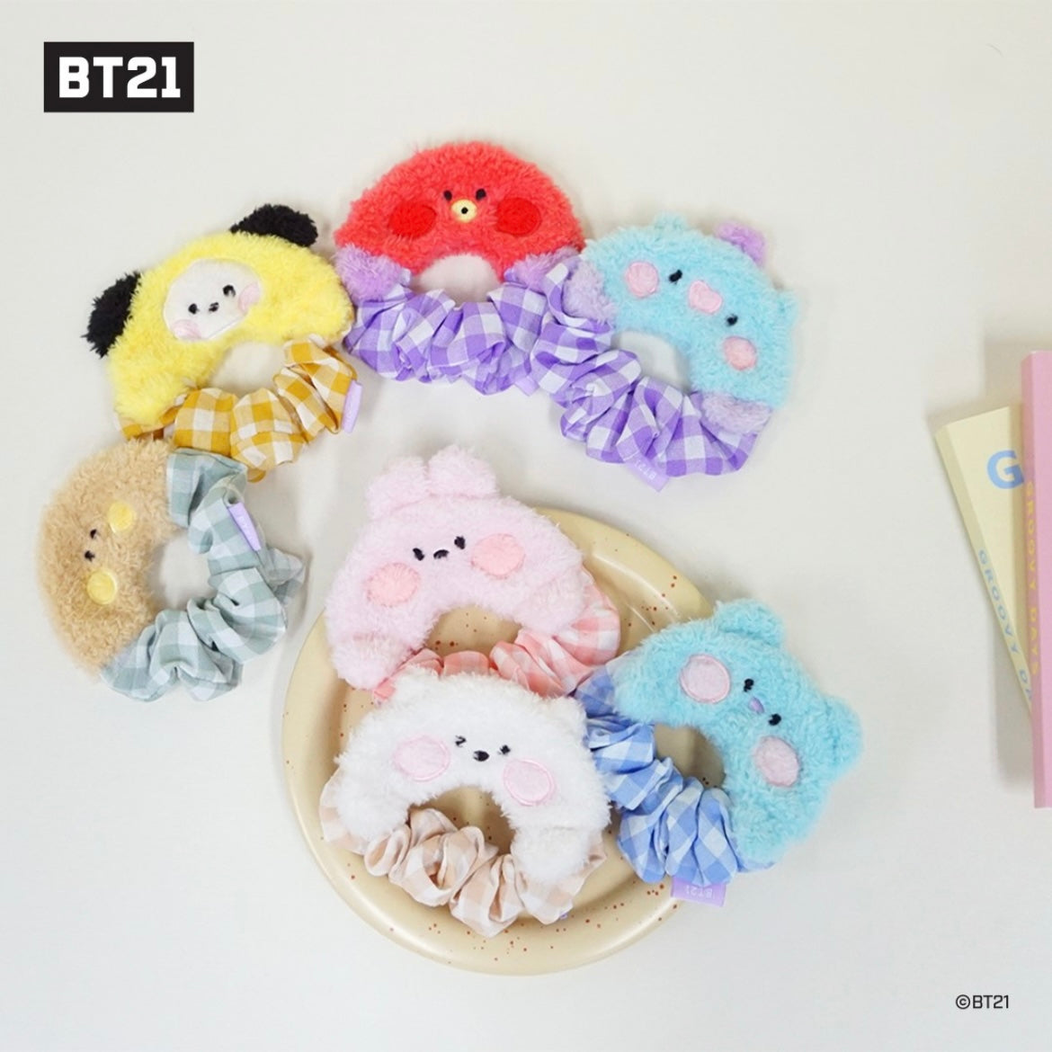 BT21 Minini Hair Scrunchie Japan Exclusive