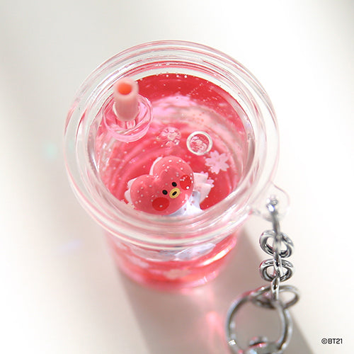 BT21 Cherry Blossom Water Keyring