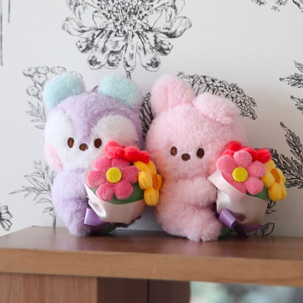BT21 Minini Bouquet Plush Keyring