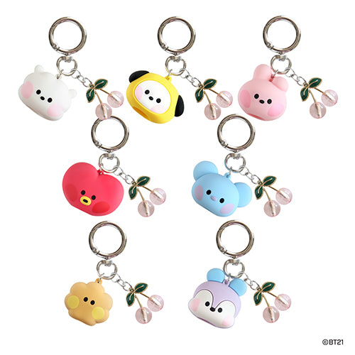 BT21 Minini Face Cap Keyrings