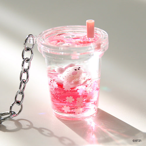BT21 Cherry Blossom Water Keyring