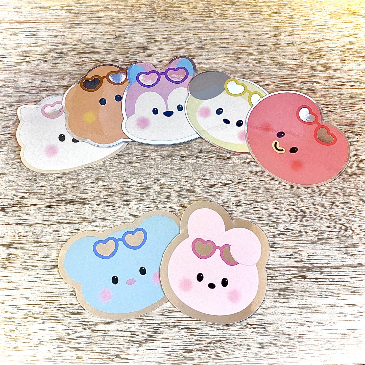 Cool Shade Stunner Mirror Stickers