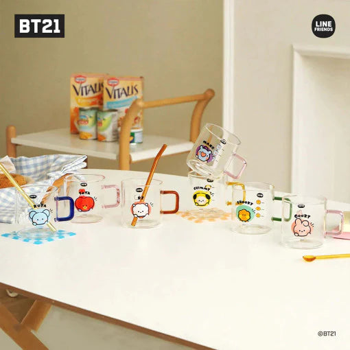 BT21 Minini Glass Mug 12.5oz
