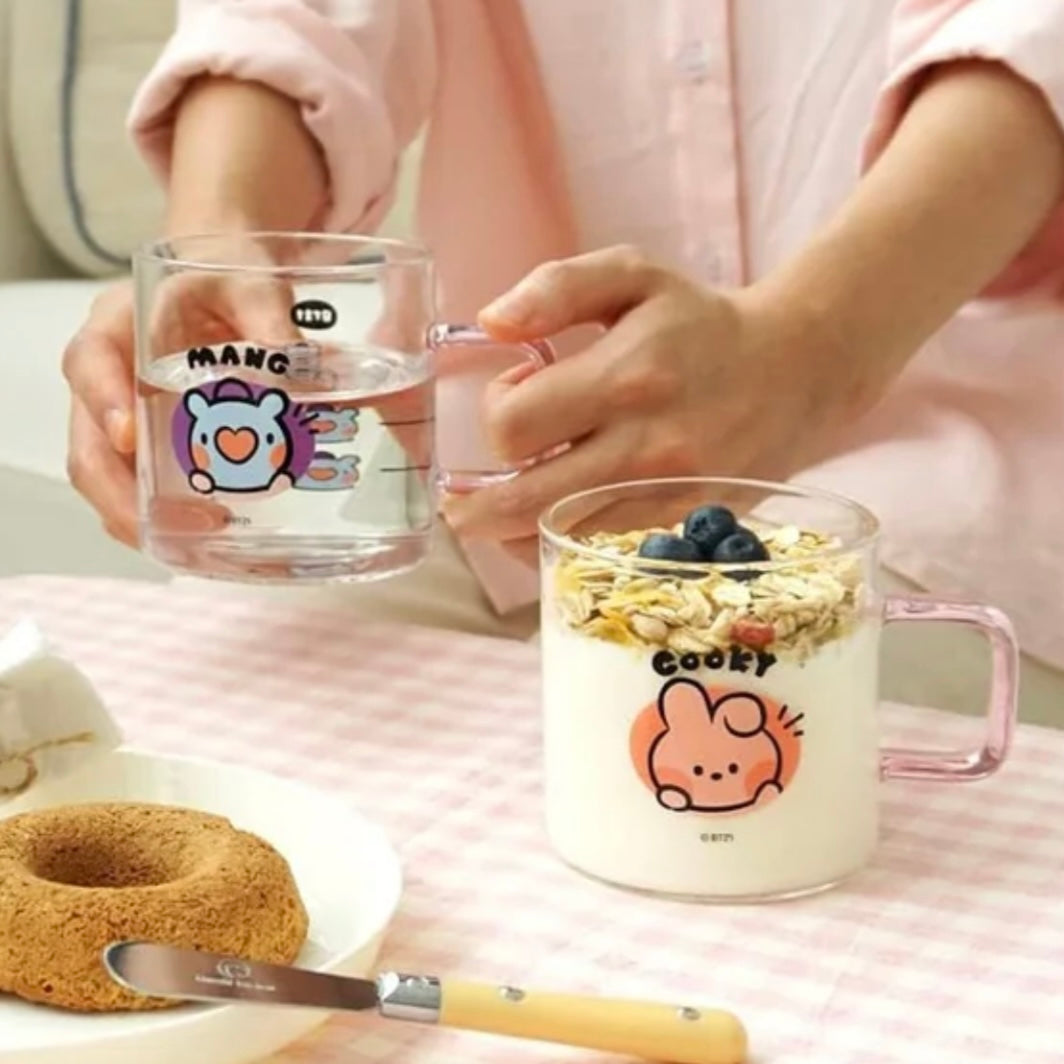 BT21 Minini Glass Mug 12.5oz