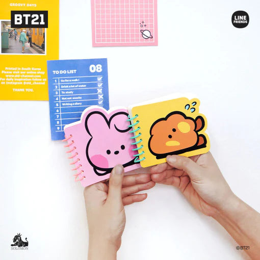 BT21 Minini Memo NoteBook (60 sheets)