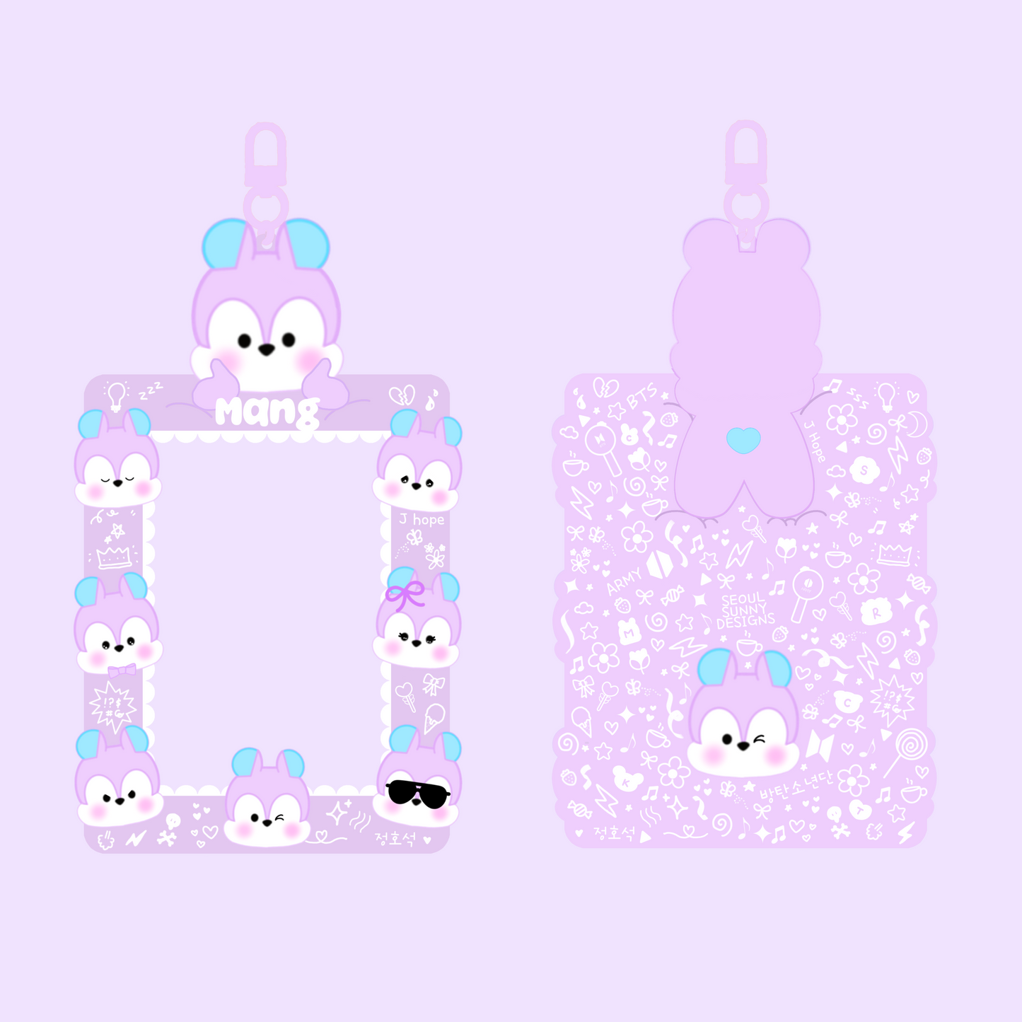 Seoul Sunny Designs BT21 PVC Photocard Holder