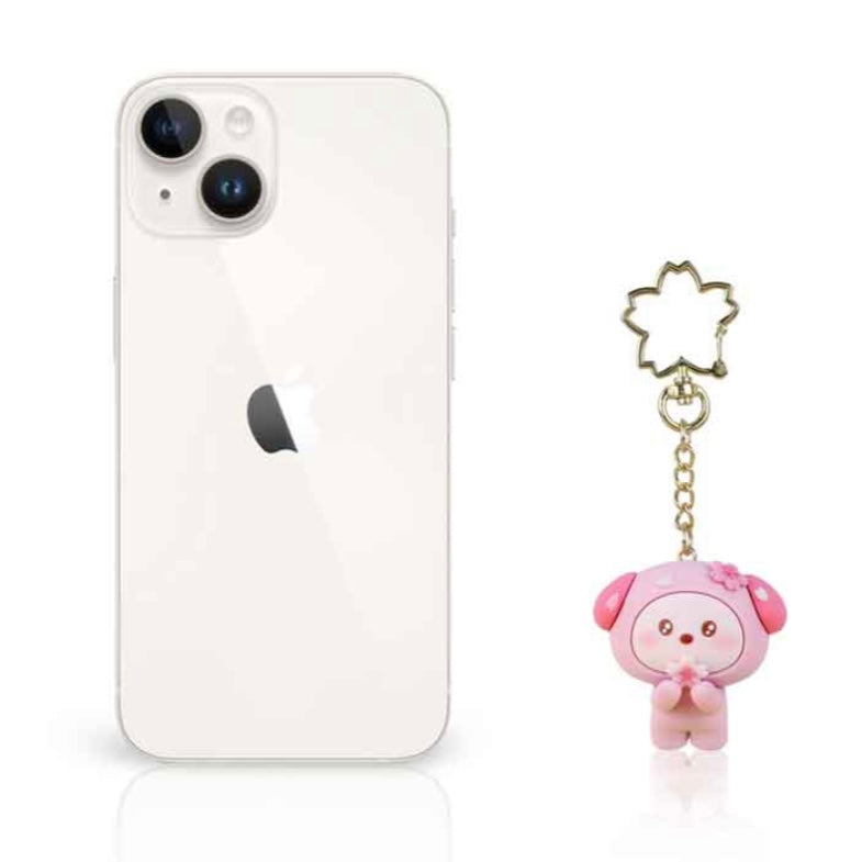BT21 Cherry Blossom Figure Keyring