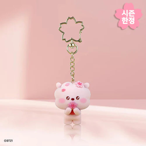 BT21 Cherry Blossom Figure Keyring
