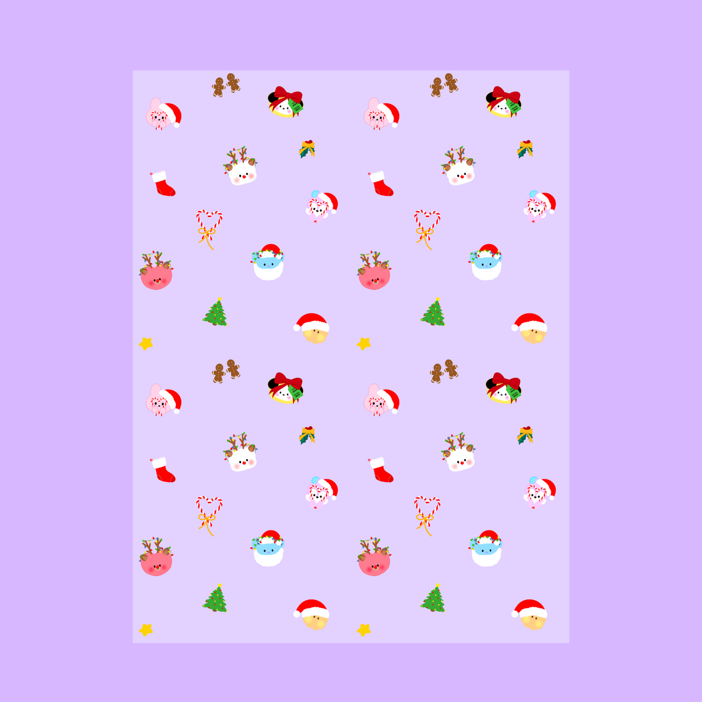 Seoul Sunny Designs Wrapping Paper & Gift Tags Holiday