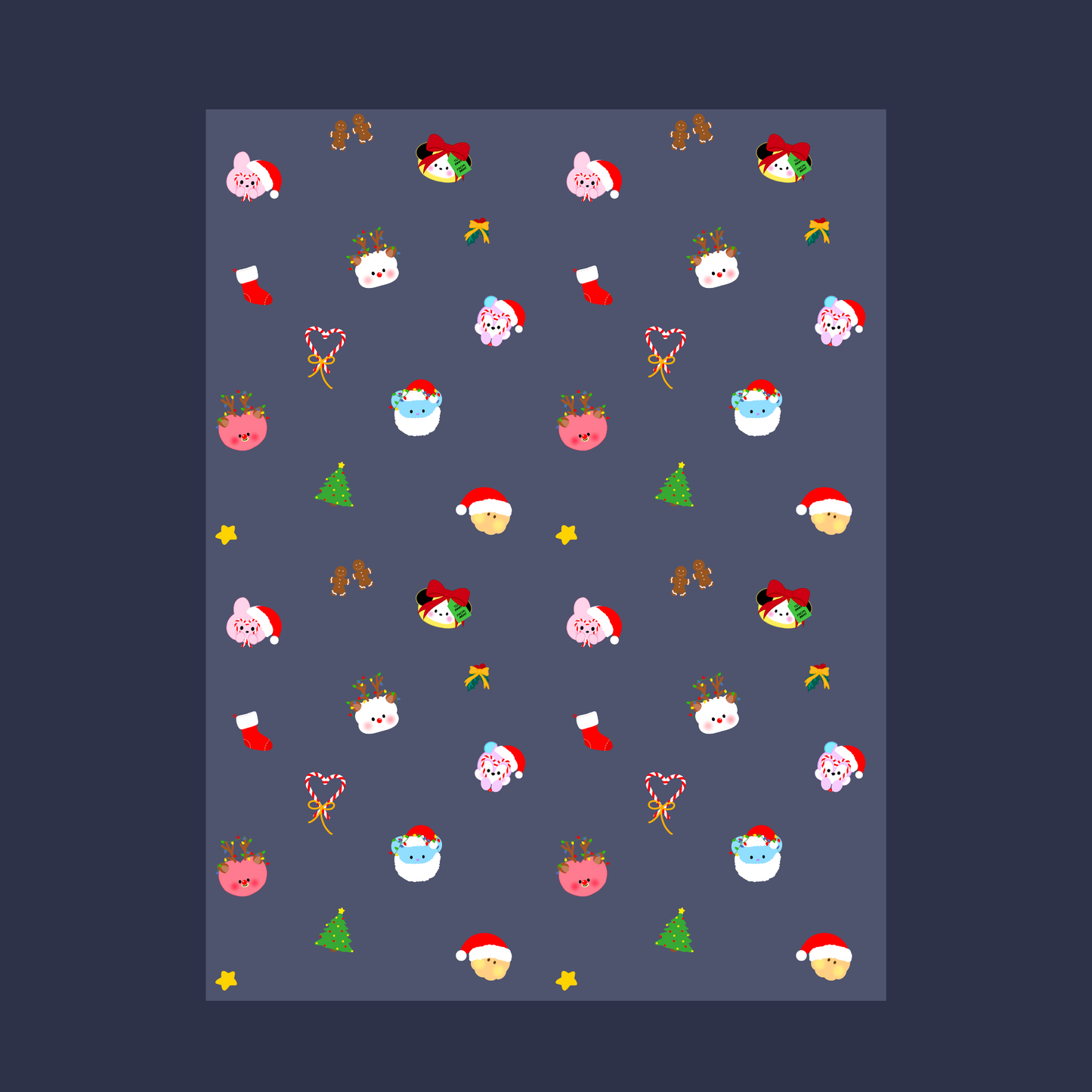 Seoul Sunny Designs Wrapping Paper & Gift Tags Holiday