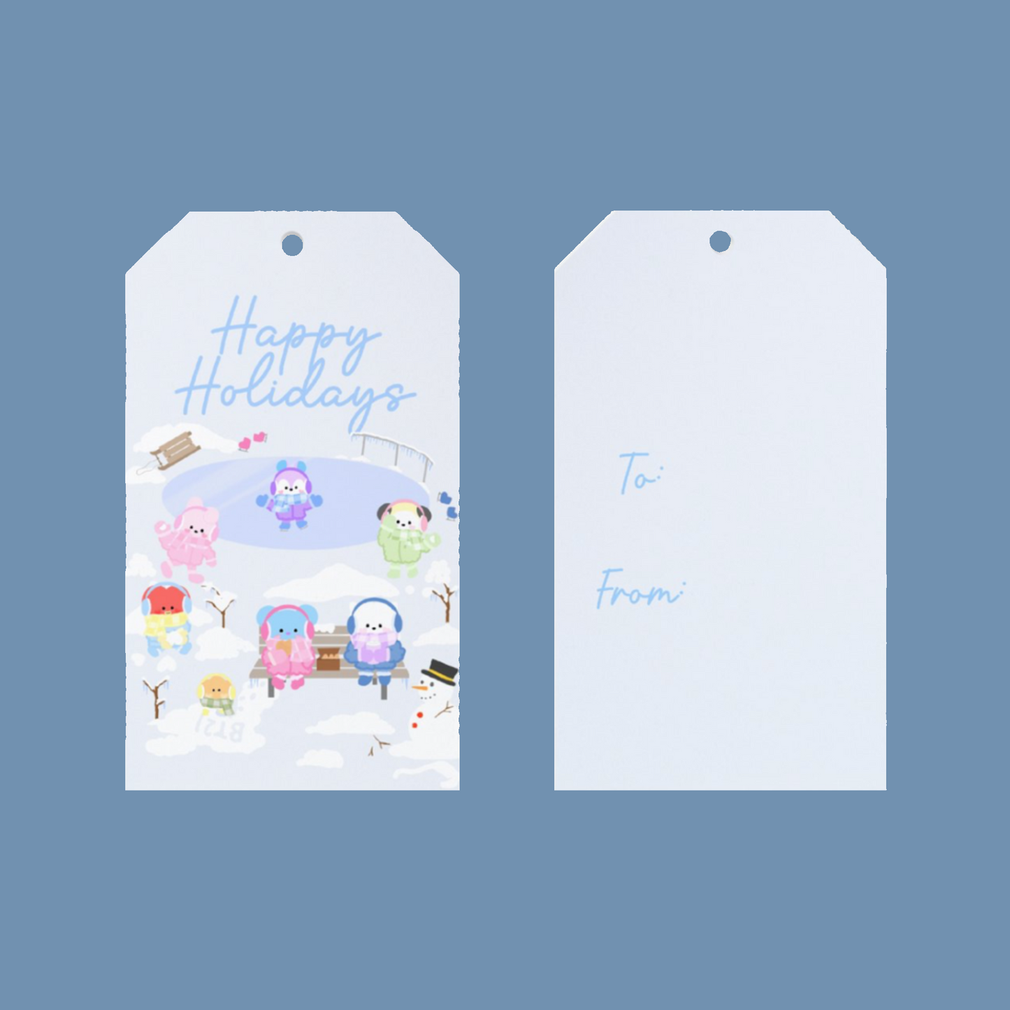 Seoul Sunny Designs Wrapping Paper & Gift Tags Holiday