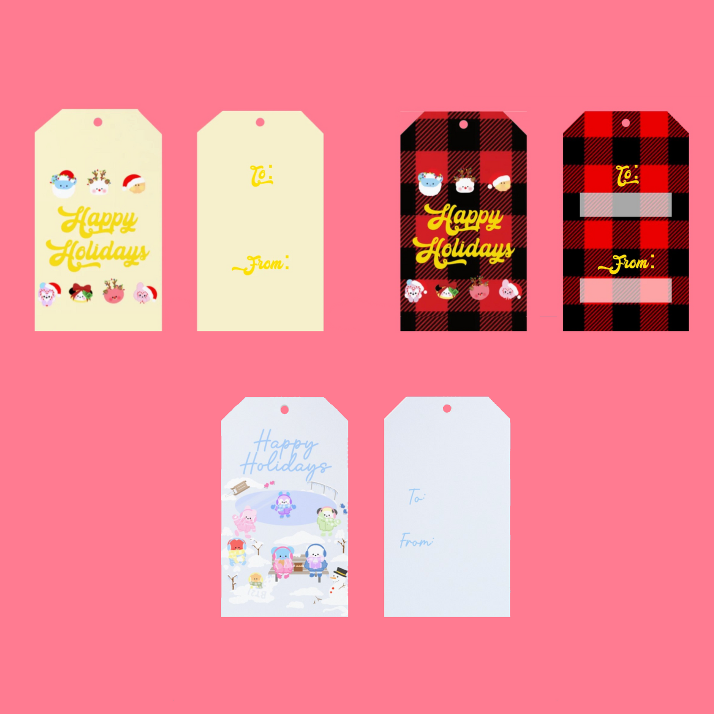 Seoul Sunny Designs Wrapping Paper & Gift Tags Holiday