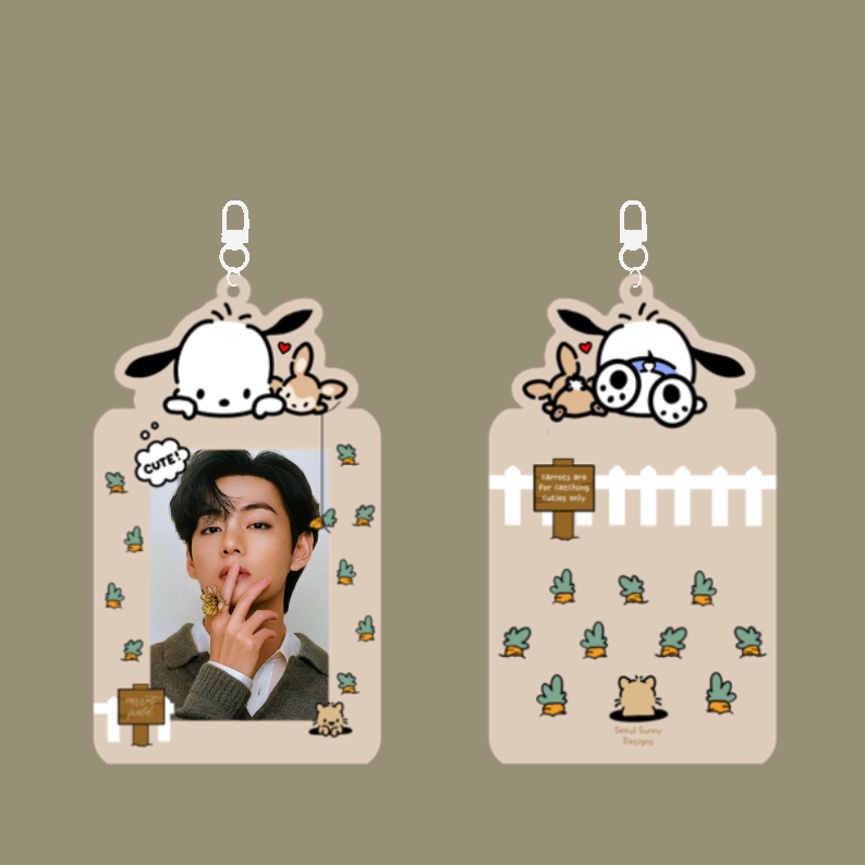 Seoul Sunny Designs Pochacco PVC Photocard Holders