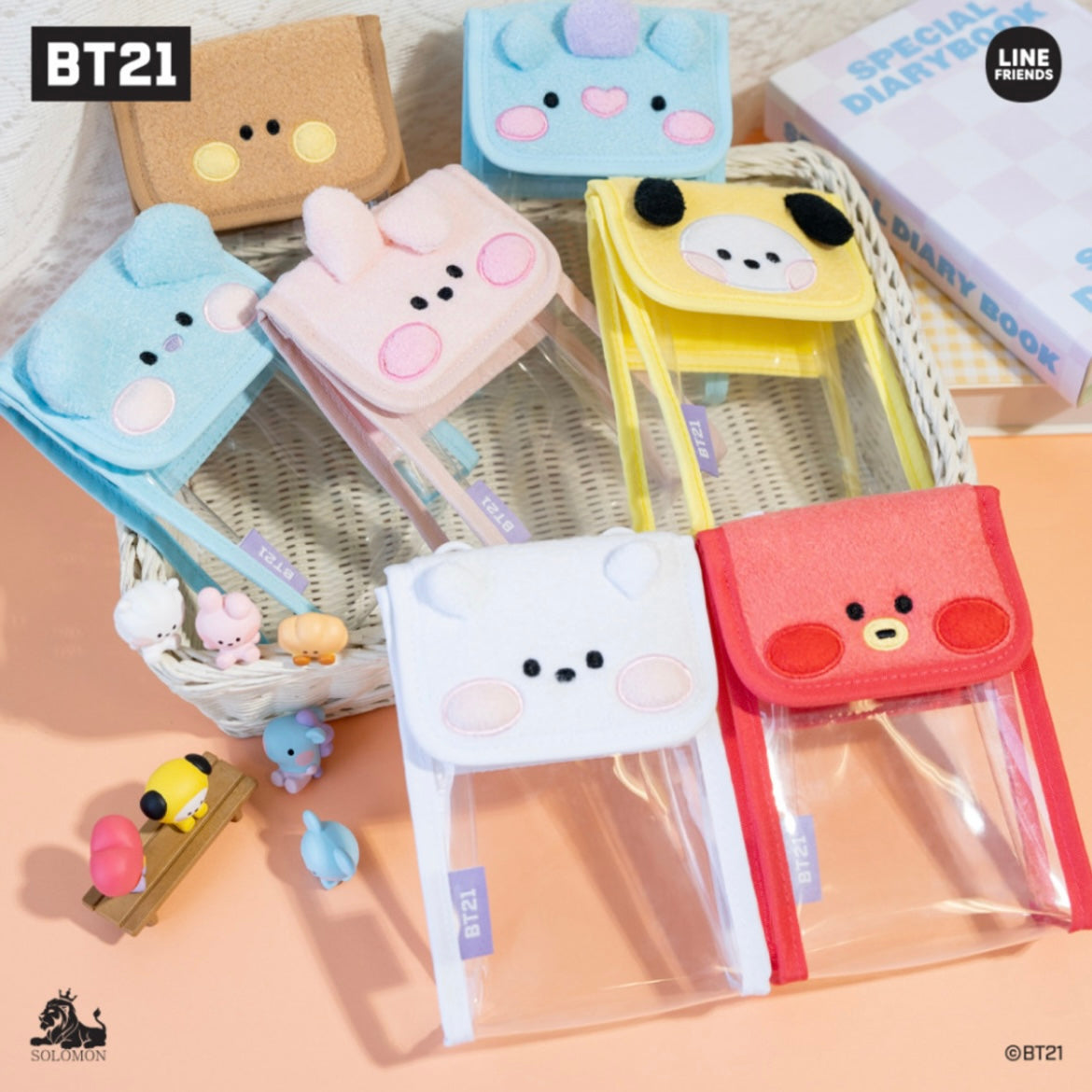 Bt21 2024 plastic bags, posters & book