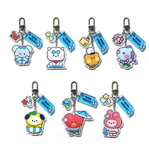 BT21 Summer Sky Keychain