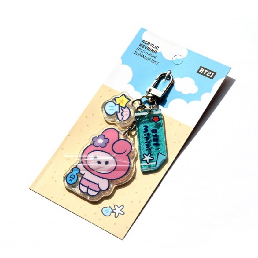 BT21 Summer Sky Keychain