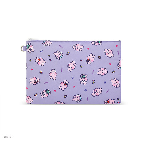 BT21 Minini Pattern Flat Pouch