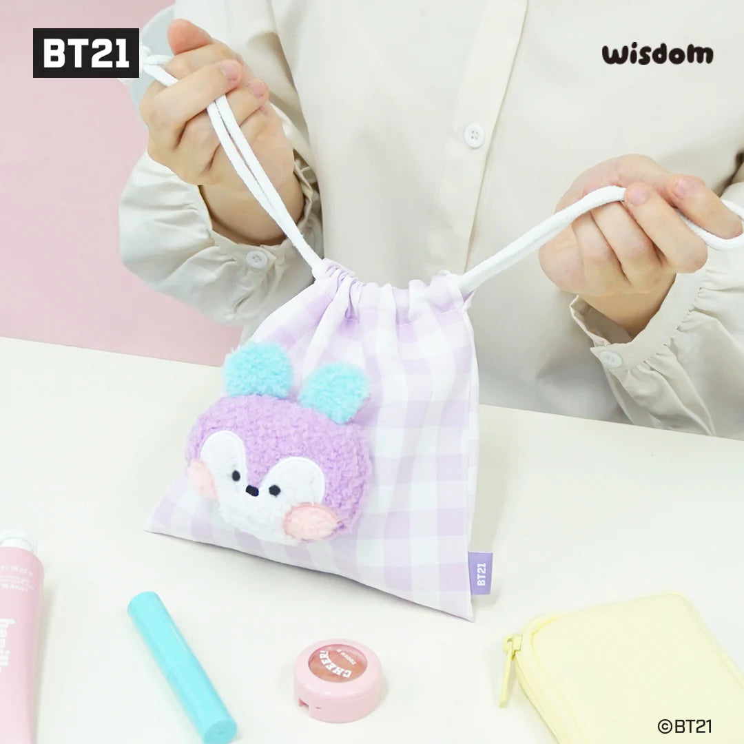 BT21 Minini Face Drawstring Pouch