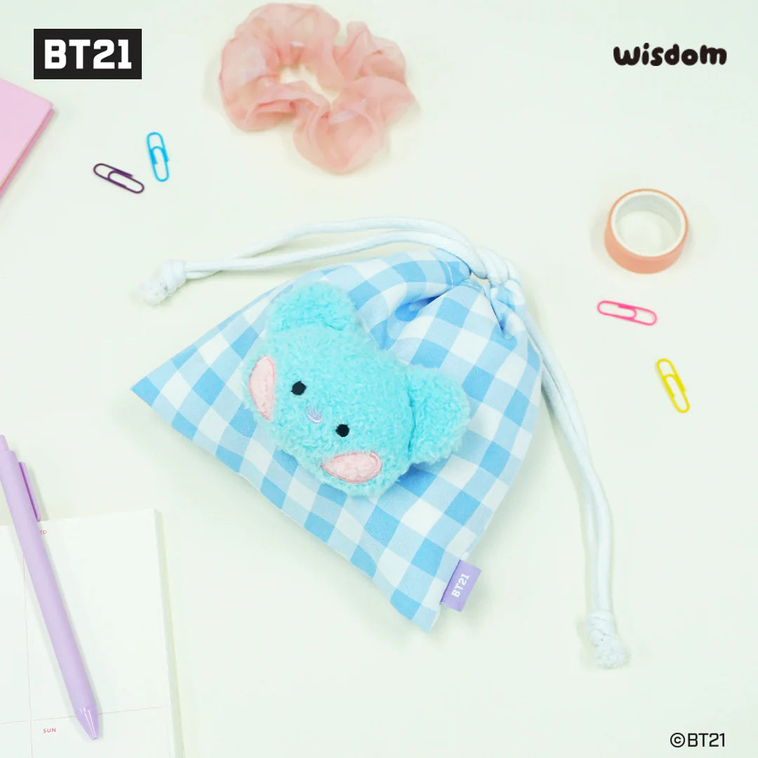 BT21 Minini Face Drawstring Pouch