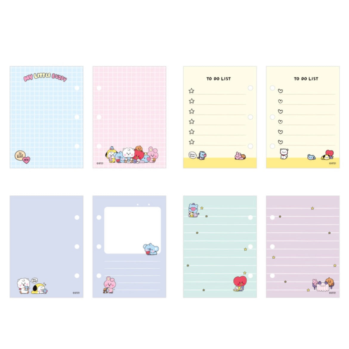 BT21 Little Buddy Diary/Planner Binder