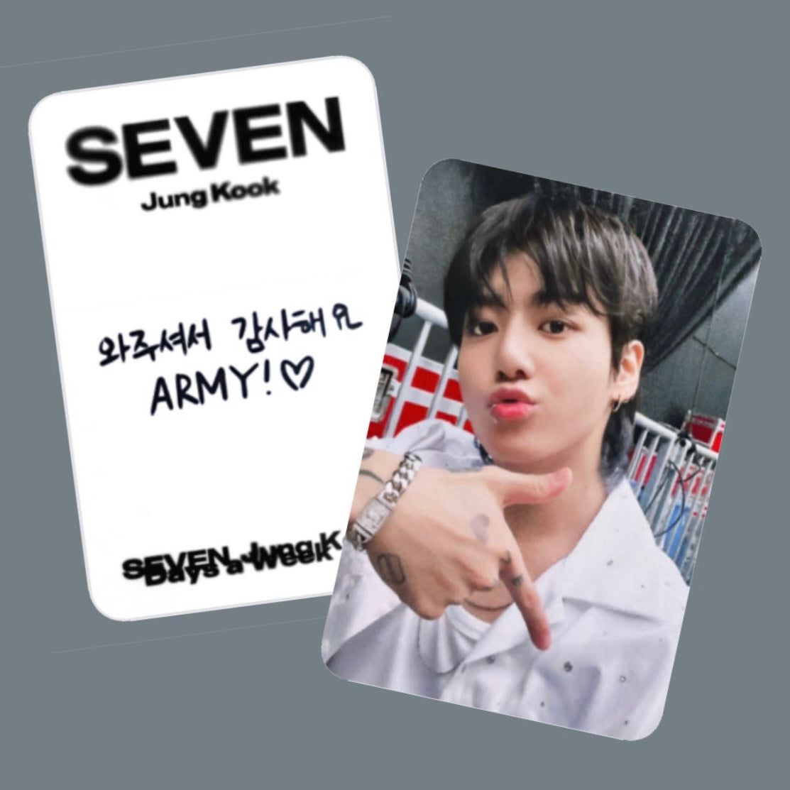 Jungkook Photocards