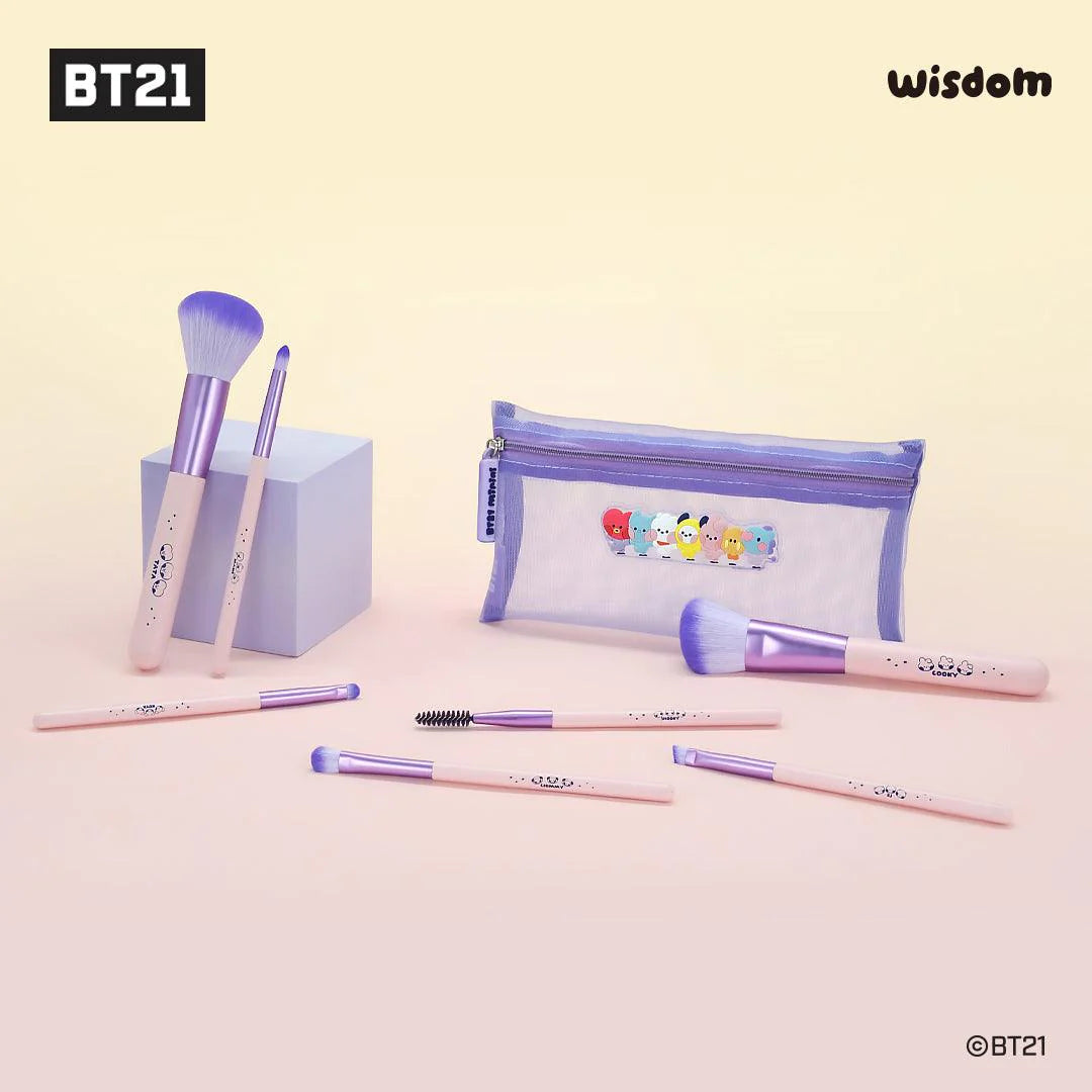 BT21 Minini Make Up Brush Set