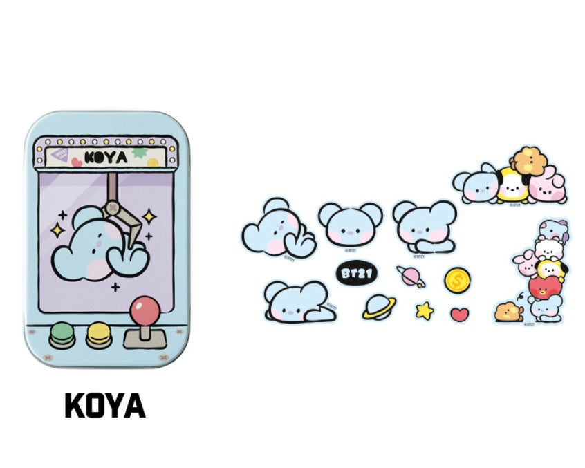 BT21 Minini Tin Case Sticker Set
