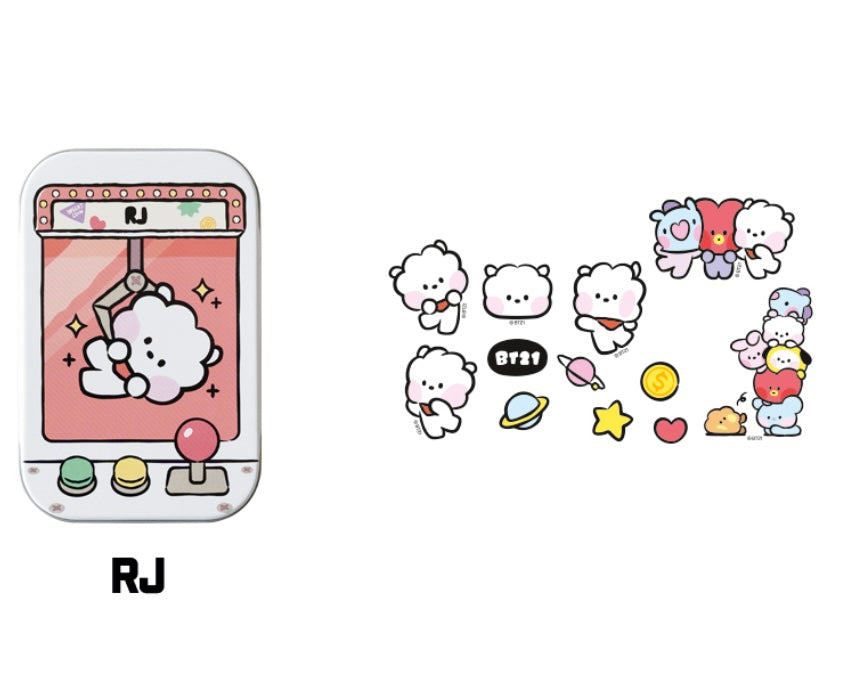 BT21 Minini Tin Case Sticker Set