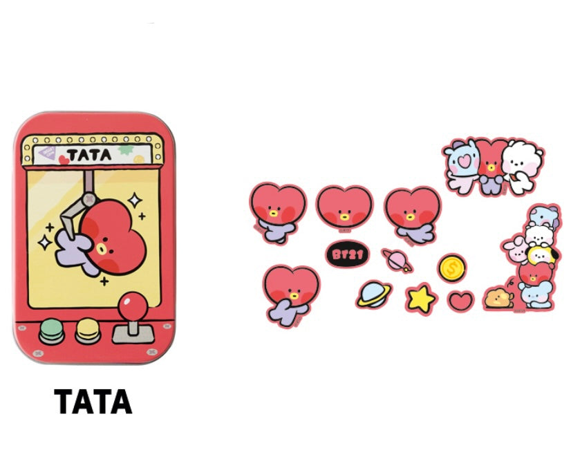 BT21 Minini Tin Case Sticker Set