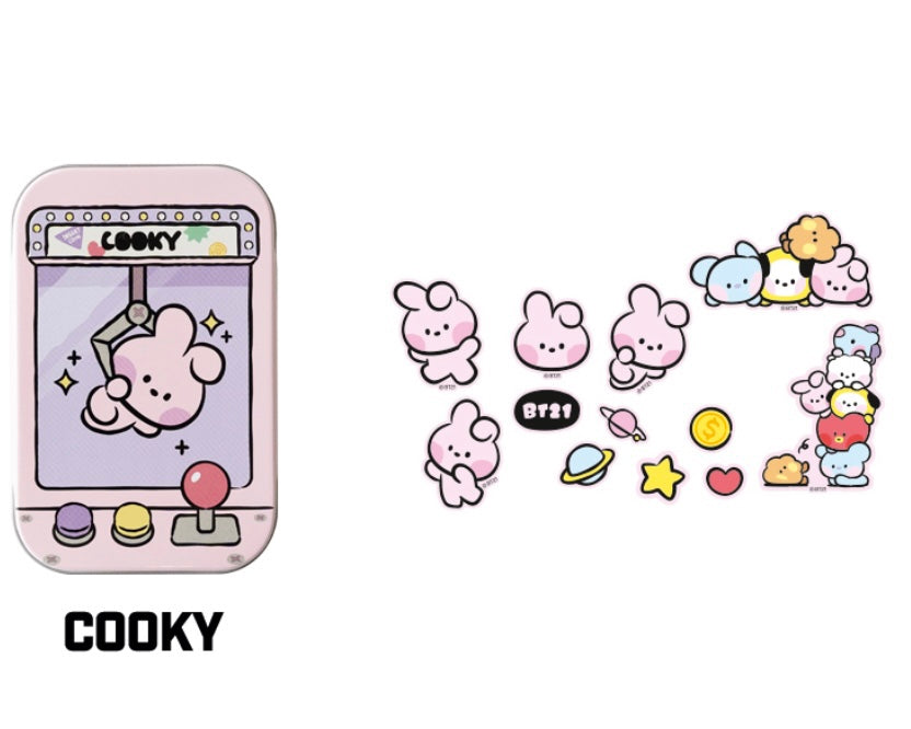 BT21 Minini Tin Case Sticker Set