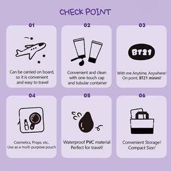 BT21 Minini Travel Kit Shampoo Treatment Body Wash