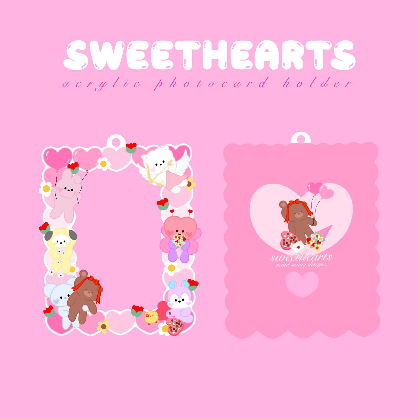 Sweethearts acrylic Photocard holder