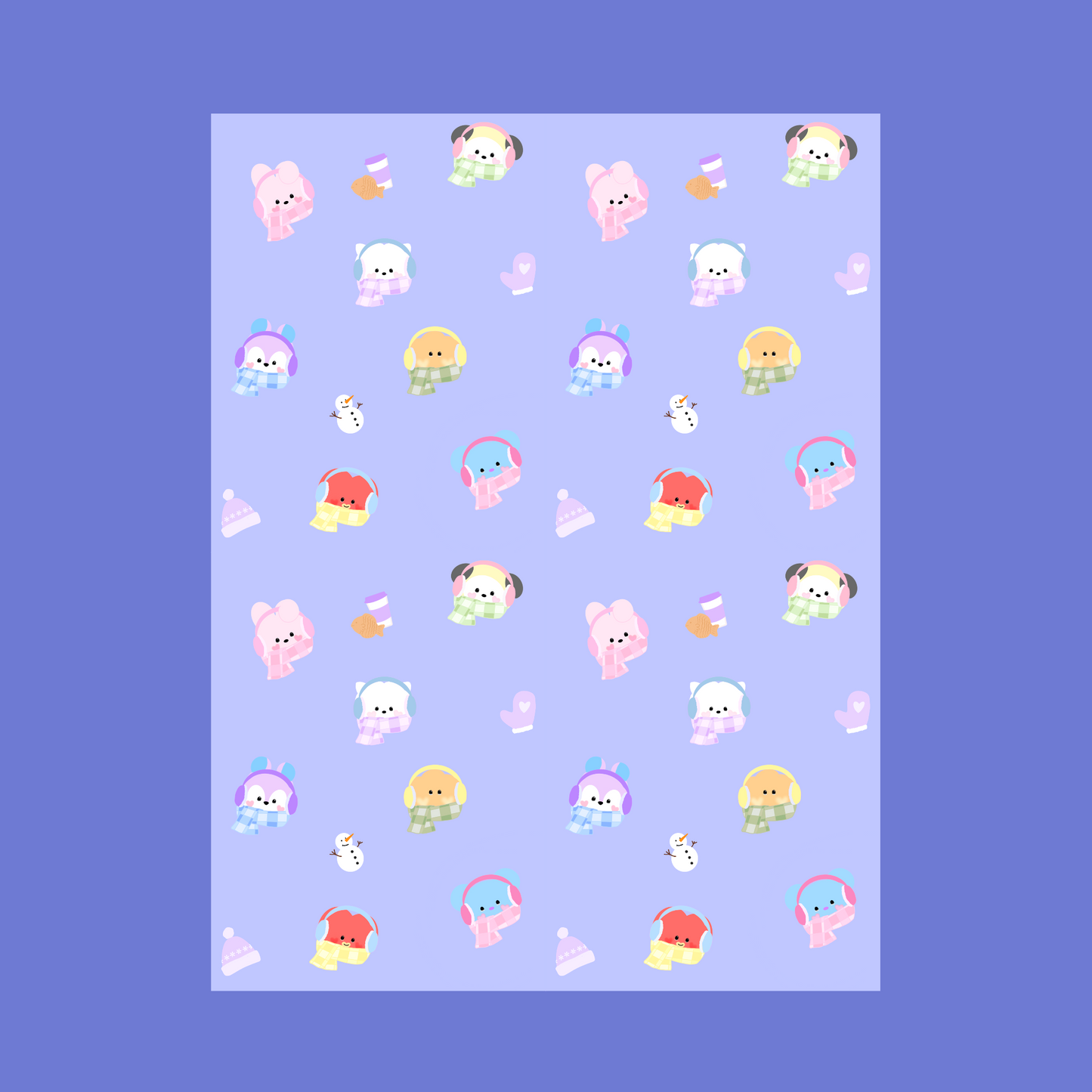 Seoul Sunny Designs Wrapping Paper & Gift Tags Holiday