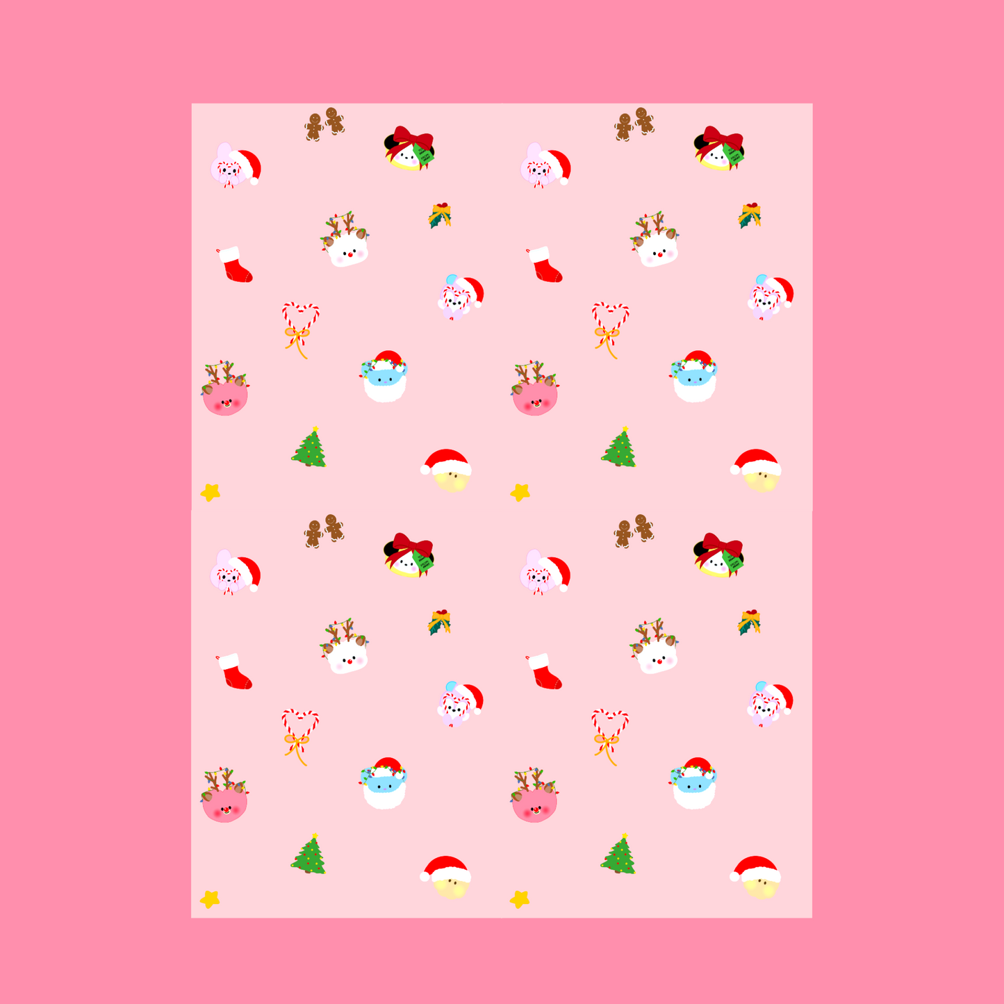 Seoul Sunny Designs Wrapping Paper & Gift Tags Holiday