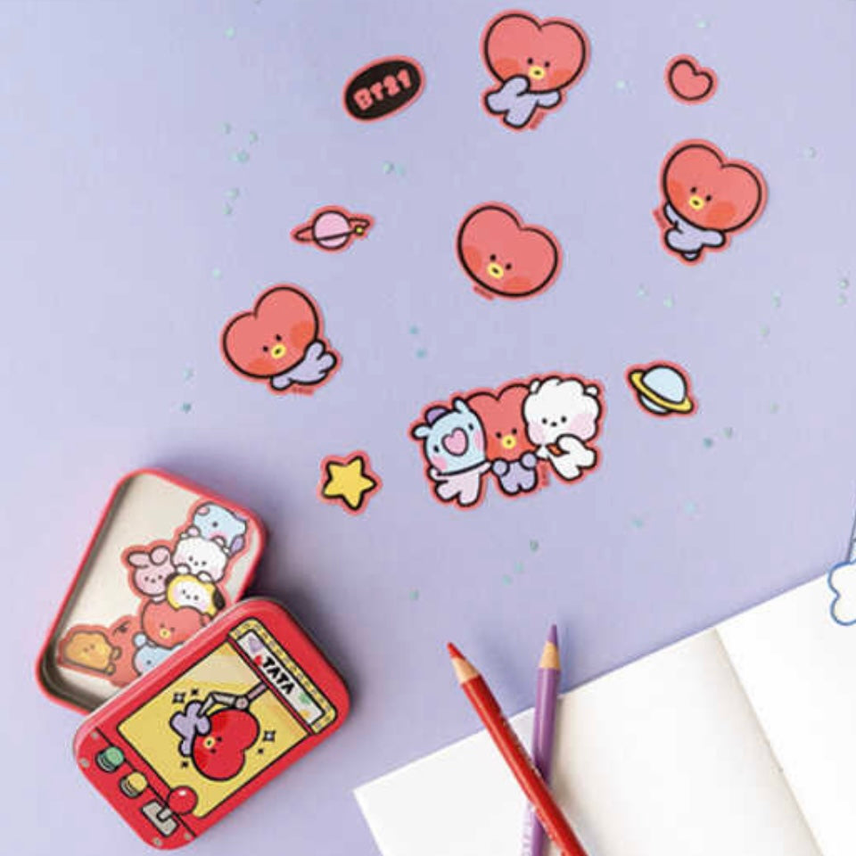 BT21 Minini Tin Case Sticker Set