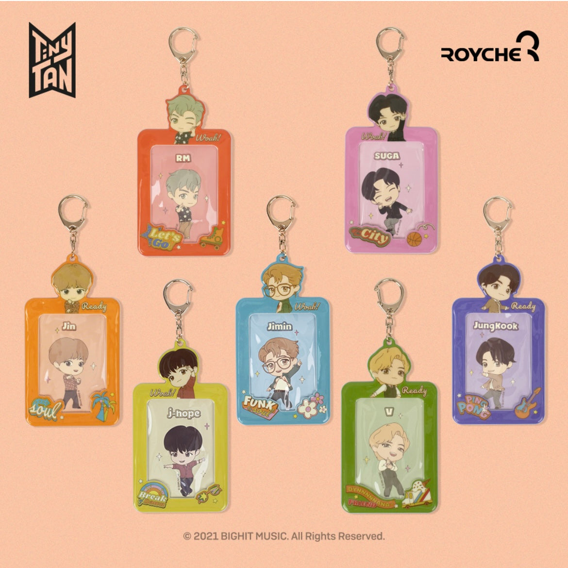 Tinytan Photocard Holder with keyring