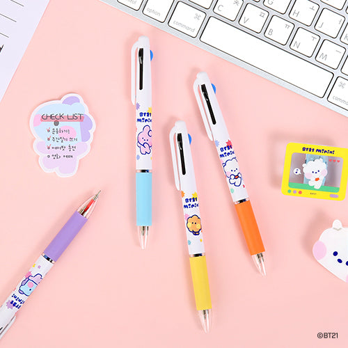 BT21 Minini 3 Color Ball Pen