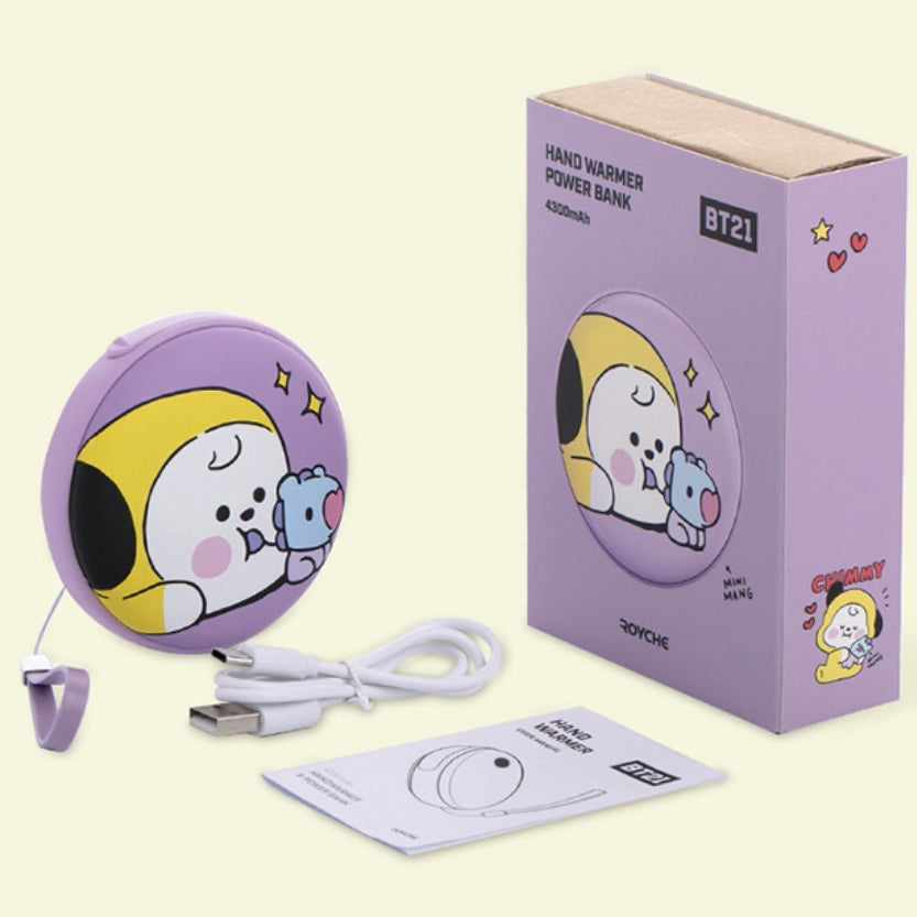 BT21 My Little Buddy 2 in 1 Hand warmer + Portable charger power bank
