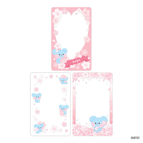 BT21 Cherry Blossom Photocard Frames