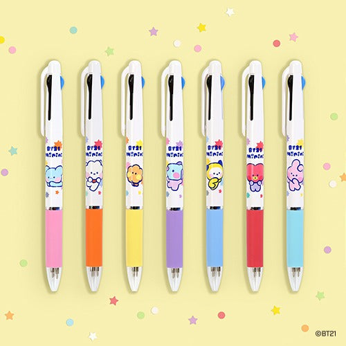 BT21 Minini 3 Color Ball Pen