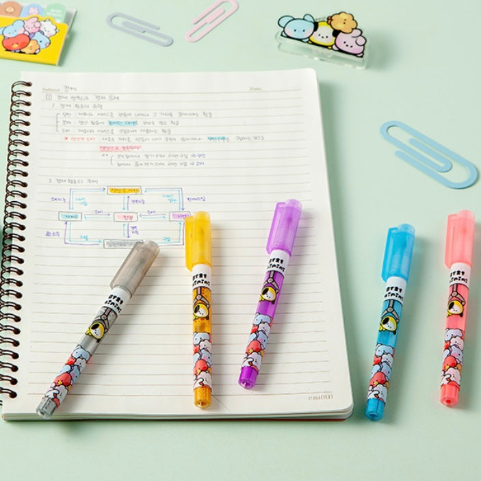 BT21 Minini Twinkle Glitter Pen Highlighter Marker