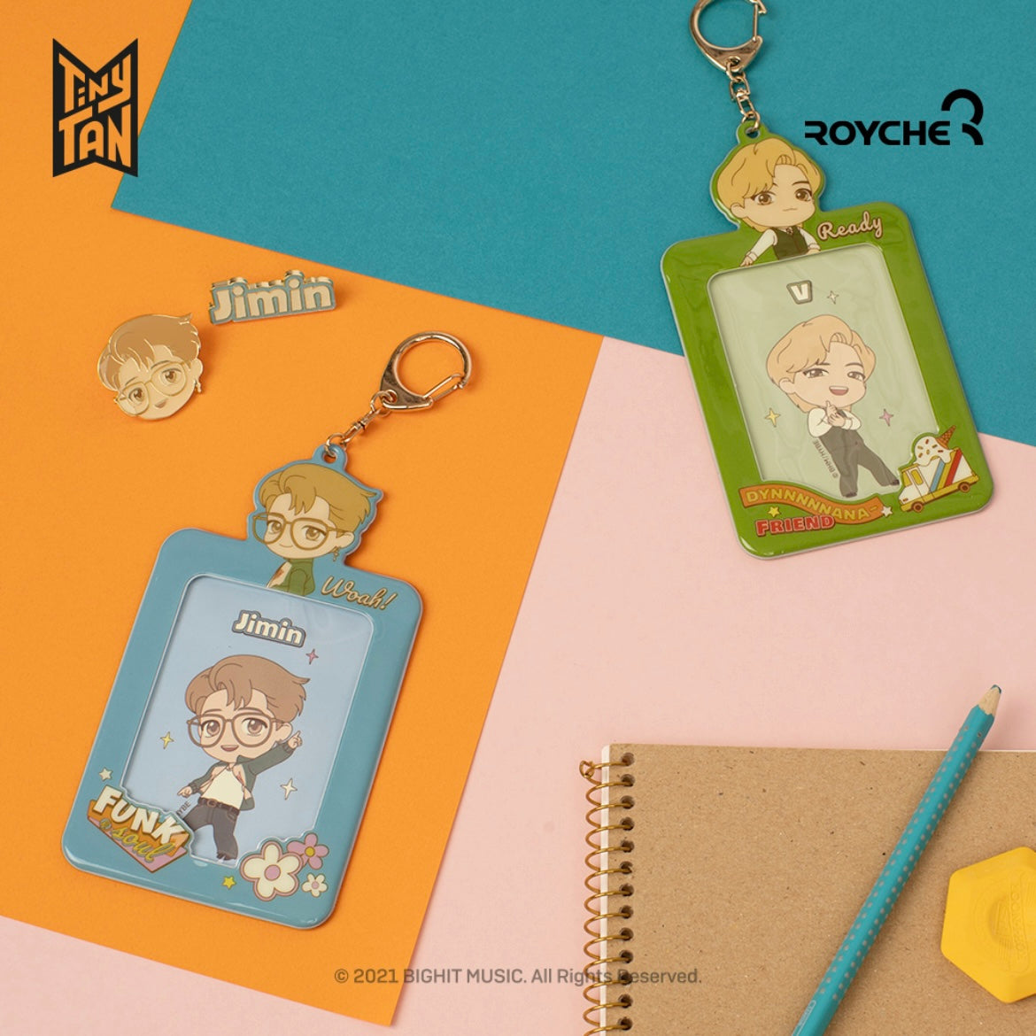 Tinytan Photocard Holder with keyring