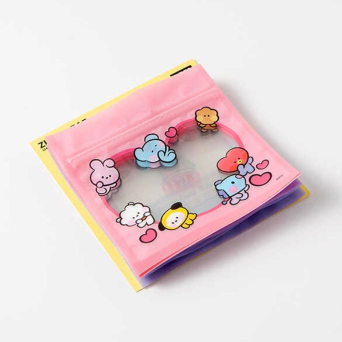 BT21 Minini Zipper Bags Goodie Bags Set