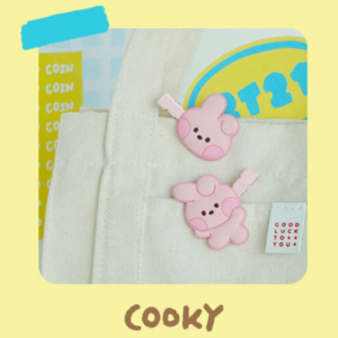 BT21 Minini Hair Clips Pin VER. 2 Japan Exclusive