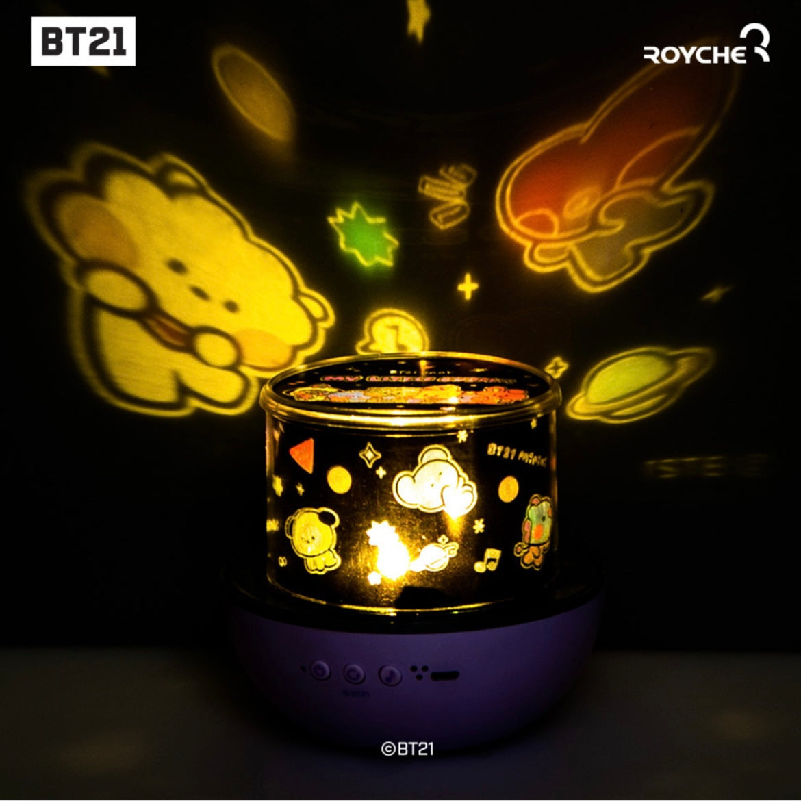 BT21 Minini Projector Mood Lamp