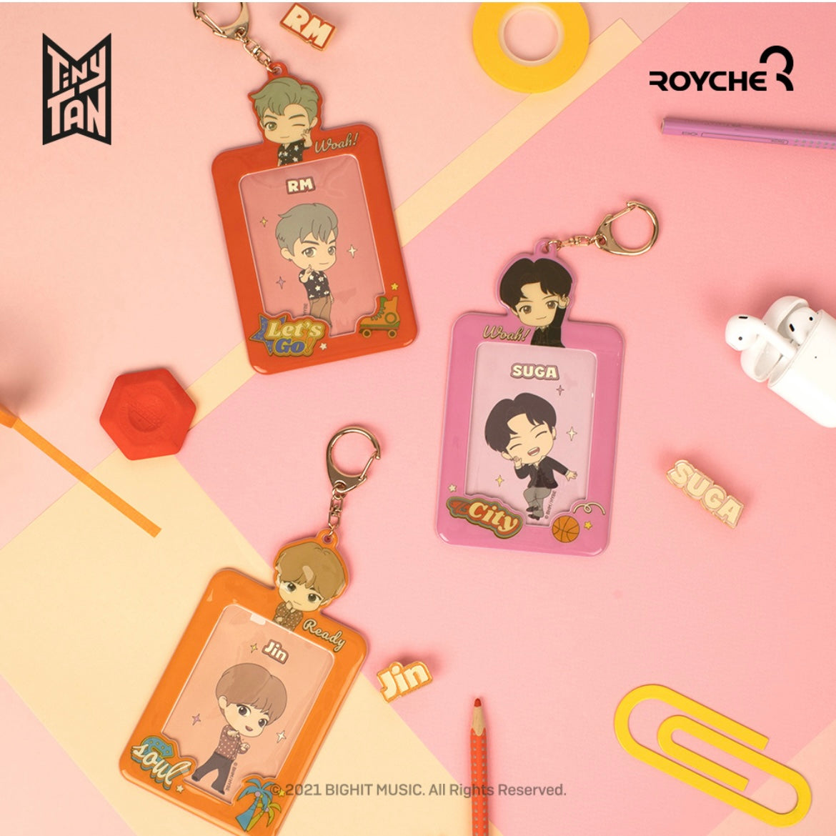 Tinytan Photocard Holder with keyring